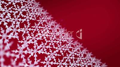 snowflakes array tracking background red hd