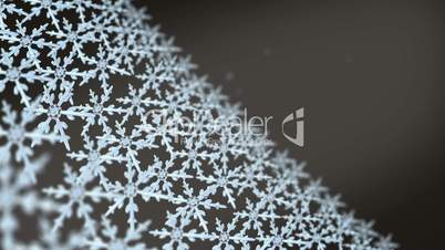 snowflakes array tracking background black white hd