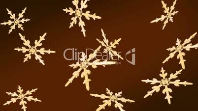 snowflakes christmas background gold hd