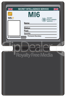 Identity MI6 in a leather carrying case