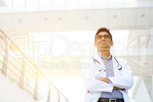 Asian medical doctor portrait