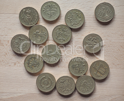 Pound coins