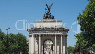 Wellington arch in London