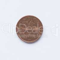 Greek 1 cent coin