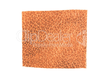 Brown fabric sample