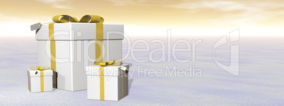 Gifts - 3D render