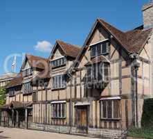 Shakespeare birthplace in Stratford upon Avon