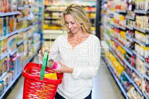 Woman buying food