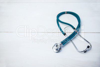 Stethoscope on desk