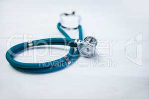 Stethoscope on desk
