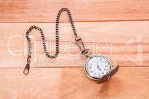 Close up view of a pocket watch