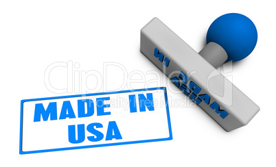 Made in USA Stamp