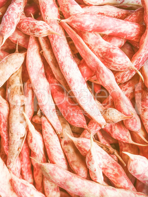 Retro looking Cranberry beans