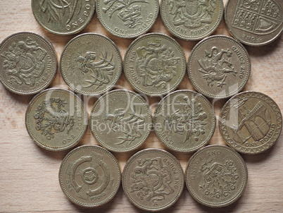 Pound coins