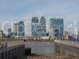 Canary Wharf in London