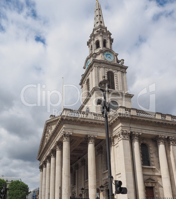 St Martin church in London