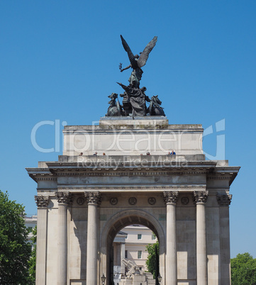 Wellington arch in London