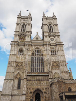 Westminster Abbey in London