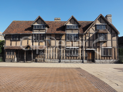 Shakespeare birthplace in Stratford upon Avon