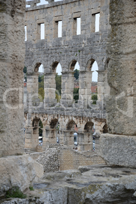 Amphitheater in Pula