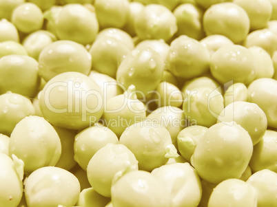 Retro looking Peas picture