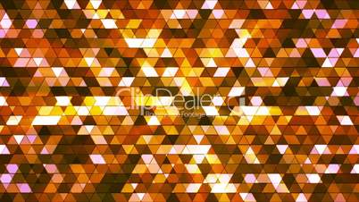 Broadcast Twinkling Squared Hi-Tech Triangles, Orange Magenta, Abstract, Loopable, HD
