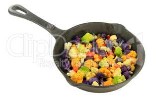 Sautéed multicolored Cauliflower