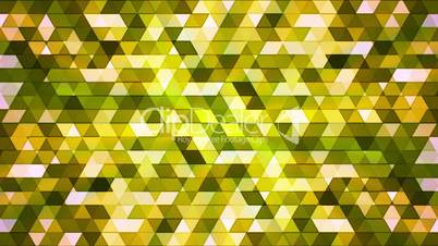 Broadcast Twinkling Polygon Hi-Tech Triangles, Green, Abstract, Loopable, HD