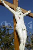 Figure of Jesus crucified on the cross