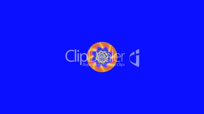 Colorful spiral mandala