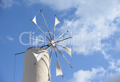 Windmühle auf der Lassithi-Hochebene, Kreta