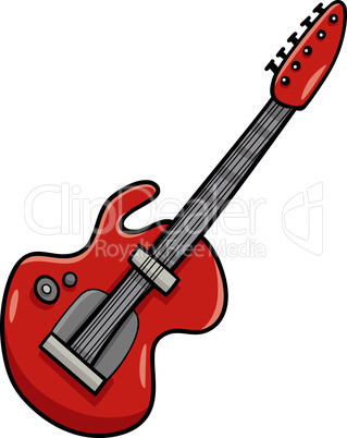 electric guitar cartoon clip art