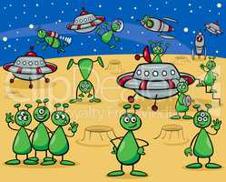 aliens characters cartoon