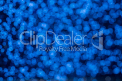 Defocused abstract blue christmas background