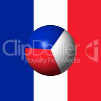 France Flag Sphare