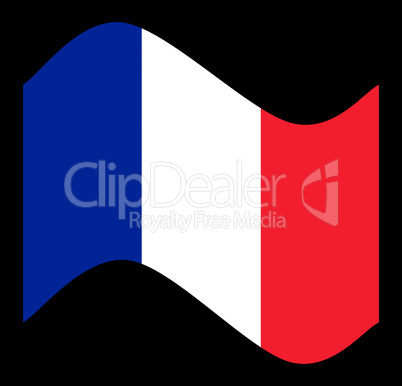 France Flag Wave