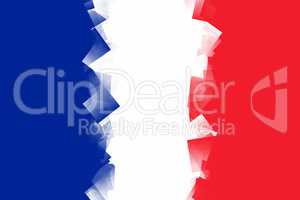 France Flag Cubic