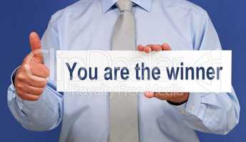 You are the winner