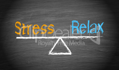 Stress and Relax - Balance Concept
