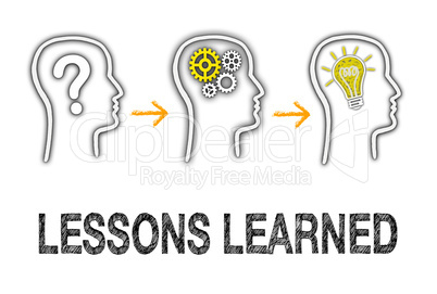 Lessons learned - Education Concept