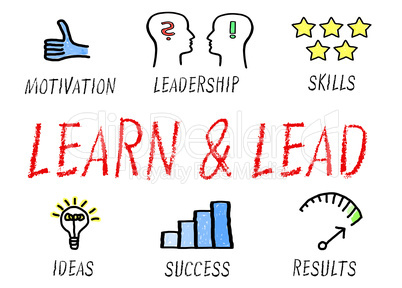 Learn and Lead - Business Concept Learn and Lead - Business Concept