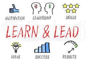 Learn and Lead - Business Concept