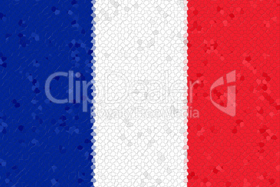France Flag Mosaic
