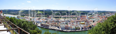 Passau Panorama Bild