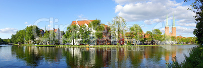 Altstadt Lübeck - Panorama Bild