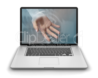 Helping Hand Laptop Computer