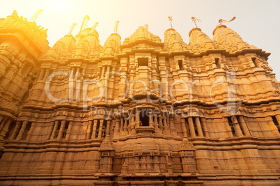 Ancient sandstone made Jaisalmer fort