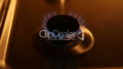 Small gas burner on-off