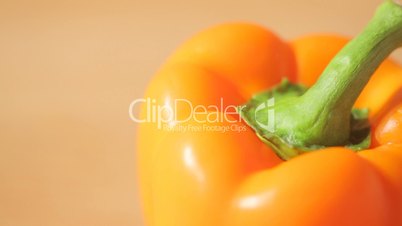 Close view of a bell pepper