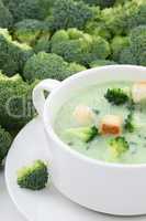 Brokkolisuppe Brokkoli Suppe Broccolisuppe Broccoli in Suppentas